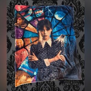 Wednesday fleece blanket